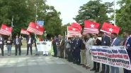 PoK Political Activists Hold Protest Against Pakistan Outside United Nations Human Rights Council In Geneva