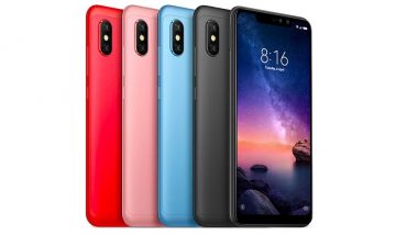 Xiaomi Redmi Note 6 Pro with Four Cameras & 6.26-inch Notched Display Officially Revealed