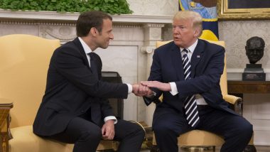 Donald Trump and Emmanuel Macron Discuss Situation in Syria, Behavior of Iran Trade