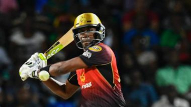 CPL 2018 Video Highlights: Dwayne Bravo Hits 5 Consecutive Sixes in an Over in Trinbago Knight Riders’ Win vs St Kitts and Nevis Patriots Match