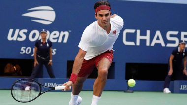 Roger Federer's 'Fantastic Shot' from US Open 2018 and His Four Kids Cheering From Sidelines is the Monday Motivation You Need (Watch Video)