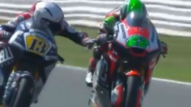 Misano Moto2 Rider Romano Fenati Banned for Grabbing Opponent’s Brake at 225kph (Watch Video)