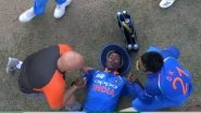 Hardik Pandya is Stretchered Off the Ground During India vs Pakistan Asia Cup 2018 Cricket Match! See Pics of Injured Indian All-Rounder in Dubai