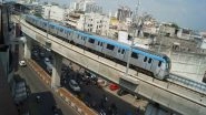 Hyderabad Metro Rail Route Between Ameerpet and L B Nagar Inaugurated by Governor ESL Narasimhan