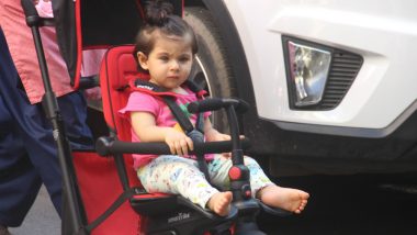 Cute Inaaya Kemmu Copies Brother Taimur Ali Khan; Gives Grumpy Looks To Cameras: View Pics!