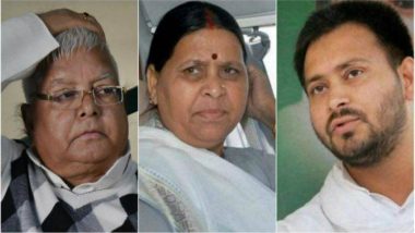 IRCTC Scam: Delhi Court Grants Bail to Lalu Prasad’s Wife Rabri Devi, Son Tejashwi Yadav in Indian Railway Catering and Tourism Corporation Case