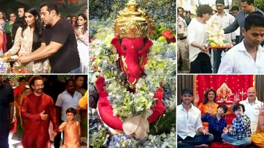 These Pics of Shah Rukh Khan, Salman Khan and Aamir Khan From Ganesh Chaturthi Celebrations Prove That Festivals Transcend the Barriers of Religion