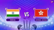 India vs Hong Kong, Asia Cup 2018 LIVE Cricket Streaming on Hotstar and Star Sports TV: Get Live Cricket Score, Watch Free Telecast of IND vs HK ODI Match on TV & Online