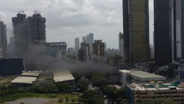 Mumbai Fire: Blaze Erupts in Kamala Mills, Smoke Seen Emanating Near Fatty Bao Restaurant in Lower Parel