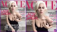 Lady Gaga&rsquo;s Cleavage Spills Out in a Tight Boob-Baring Little Black Dress on Vogue October 2018 Magazine Cover (See Pics)