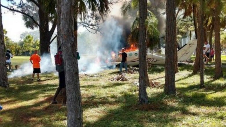 Plane Crash in Lake Worth of Florida, Kills 2 Plane Crash in Lake Worth of Florida, Kills 2