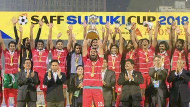 India vs Maldives, SAFF Cup 2018 Final Match Video Highlights: Watch Indian Football Team Go Down in the Summit Clash