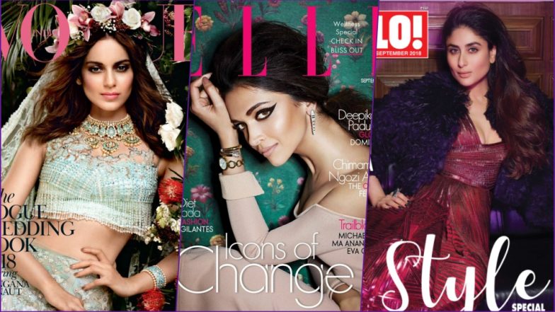 September 2018 Magazine Covers: From Kangana Ranaut to Deepika Padukone to Kareena Kapoor Khan, See All the Stunning Cover Stars!