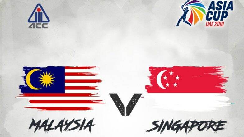 Is Malaysia vs Singapore, Asia Cup 2018 Qualifier Match ...