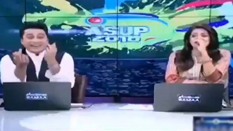 Pakistani TV News Anchor Shows Middle Finger On Live Bulletin Covering Asia Cup 2018 Match