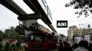 Mumbai: Monorail Train Services Disrupted Near Chembur Naka Station Due to TV Cable Wires