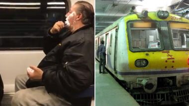 Video of Man Shaving Beard and Drinking Beer on Train in New Jersey, but Here Are Some Things That Can Be Done Only on Mumbai Locals