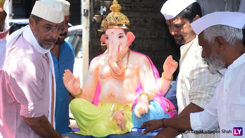 Ganesh Chaturthi 2018: Bappa Arrives at Nana Patekar, Govinda and Rishi Kapoor’s Home – View Pics