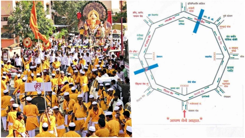 Ganpati Visarjan 2018 in Pune: Check Immersion Route, Road Map, Traffic Advisory, Roadblocks and Parking Spots For Anant Chaturdashi