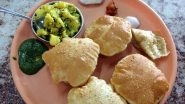 Ganeshotsav Recipe of Day 6: How to Make Puri Bhaji For Lunch During Ganpati Festival (Watch Video)