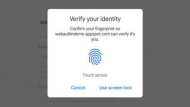 Google Releases 'Chrome 70' Beta Version Comes with Touch-sensitive Web Authentication