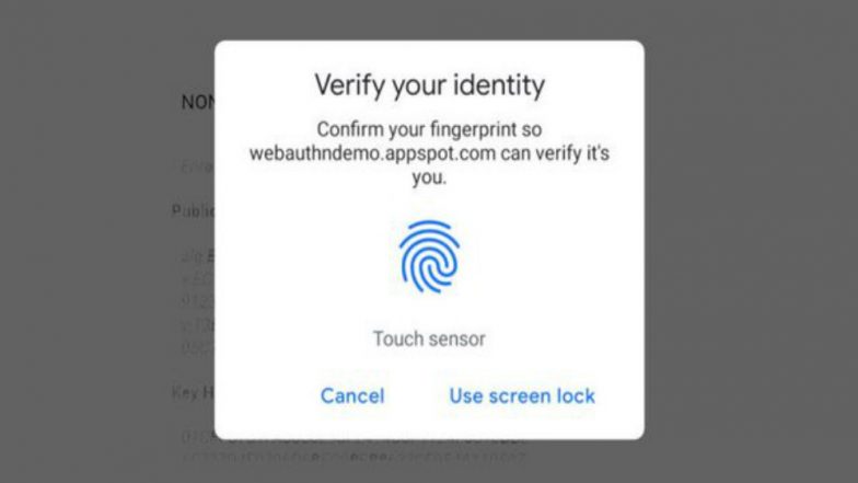 Google Releases 'Chrome 70' Beta Version Comes with Touch-sensitive Web Authentication