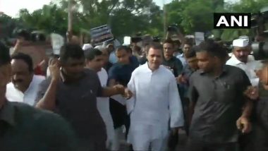 Rahul Gandhi Leads Opposition's 'Bharat Bandh' Protest Against Fuel Price Hike