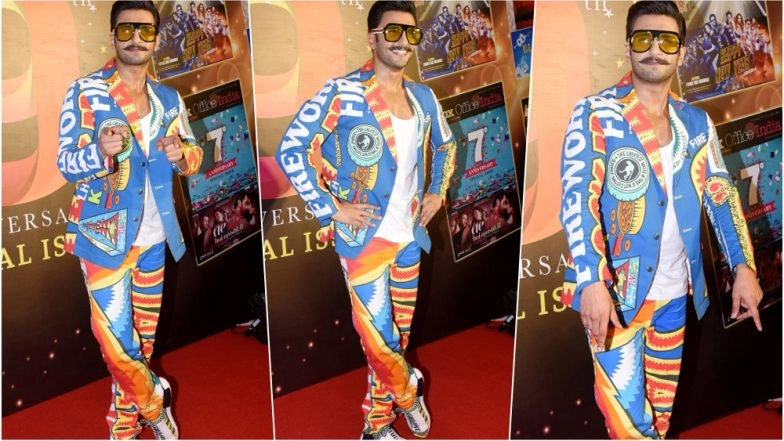 Ranveer Singh Looks Like a Pataka (Quite Literally) in His Latest Fireworks Outfit, See Pics