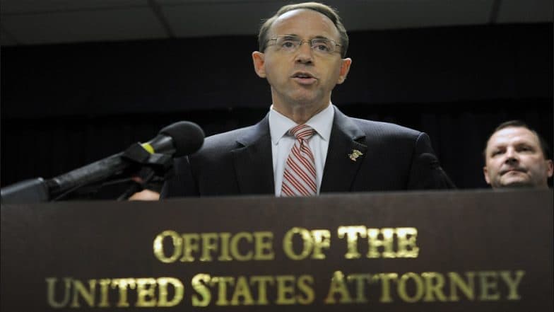 U.S. Deputy Attorney General In Charge of Russia Investigation Offers to Resign as He Is Accused of Plotting Trump’s Removal