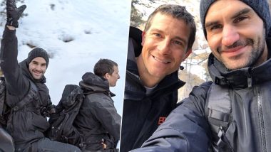 Roger Federer Eats Fish Eyeballs on Running Wild With Bear Grylls on Snowy Swiss Mountains, Watch Video!
