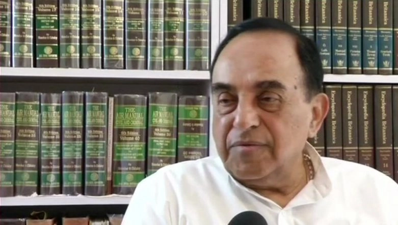 BJP MP Subramanian Swamy Says Chinese Army Crossed LAC