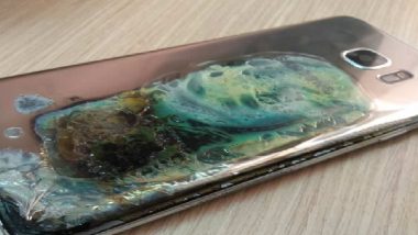 Samsung’s Burning Phone Fiasco Strikes Again! This Time Its Galaxy S7 Edge Smartphone in Morocco | See Photos of the Damaged Phone