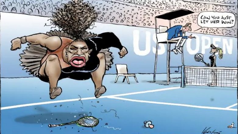 Racist Serena Williams Cartoon in Australian Newspaper Draws Global Backlash 🏆 LatestLY picture image