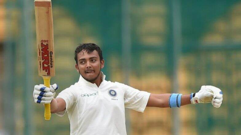 Prithvi Shaw in Line to Make Test Debut, Might Replace KL Rahul in the Team India Playing XI at Kennington Oval: Reports Prithvi Shaw in Line to Make Test Debut, Might Replace KL Rahul in the Team India Playing XI at Kennington Oval: Reports