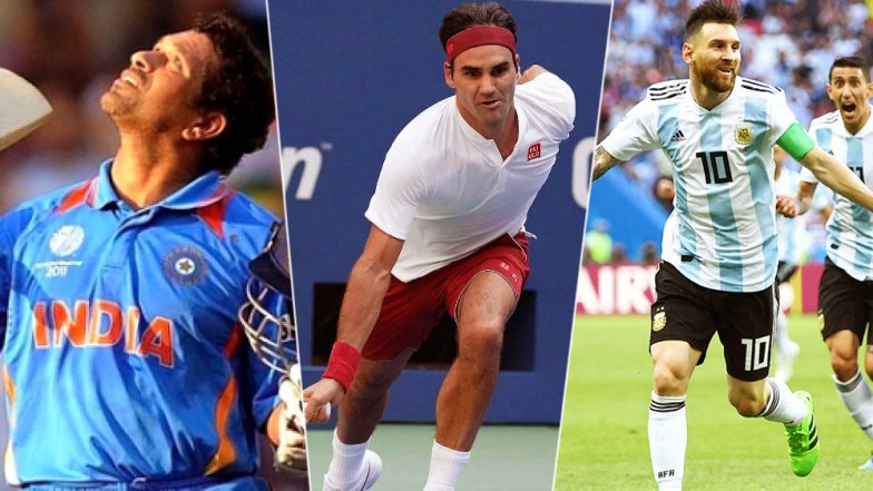 First Love Day 2018: Sachin Tendulkar, Roger Federer, Lionel Messi and Serena Williams on Their Love for Sports