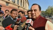 Section 377 Partially Scrapped: Subramanian Swamy Calls Homosexuality a Genetic Disorder, Says It Will Give Rise to HIV Cases