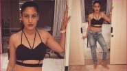 Hot Alert! Ishqbaaz&rsquo;s Anika Aka Surbhi Chandna Looks Sexy in Black Bralette and Denim (See Pic)