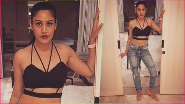 Hot Alert! Ishqbaaz’s Anika Aka Surbhi Chandna Looks Sexy in Black Bralette and Denim (See Pic)