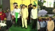 Andhra Pradesh CM Chandrababu Naidu flagged off the 'Swachh Dhara' programme in Amaravati