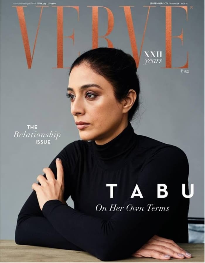 Tabu Looking Powerful on Verve Magazine Cover Tabu Looking Powerful on Verve Magazine Cover