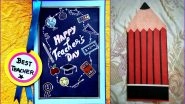 Teachers&rsquo; Day 2018 Greeting Cards and Download Free HD Images: Wish Your Favourite Teacher & Gurus With These Amazing Picture Messages and GIFs!