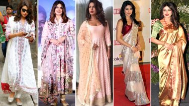 Ganesh Chaturthi 2018: Priyanka Chopra Is Bollywood’s ‘Desi Girl’ and It’s Time You Borrow the Tag From Her – View Pics