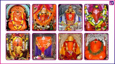 Ashtavinayak Yatra Sequence & Map: Know All About The 8 Important Ganpati Temples in Maharashtra This Ganeshotsav