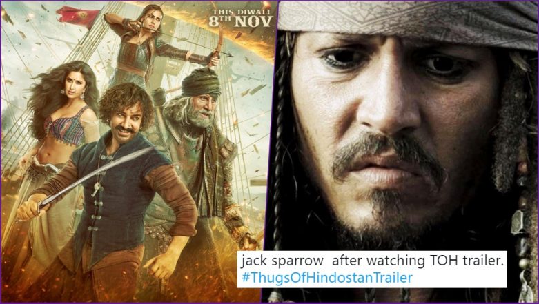 Thugs of Hindostan Trailer Video Funny Memes and Jokes on Twitter Calling  Aamir Khan 'Garibo Ka Jack Sparrow' Are Hilarious | 👍 LatestLY