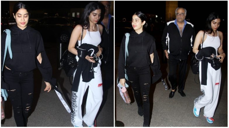 Navya Nanda Joins Janhvi Kapoor and Khushi on Their Vacation! Watch Video