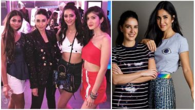 Suhana Khan, Ananya Panday, Shanaya Kapoor's Stunning Photo With Karisma, Katrina Kaif and Isabelle Pose for the Papparazi- See ALL Inside Pics and Videos from Shweta Bachchan Nanda's Party