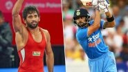 Virat Kohli Scores &lsquo;0&rsquo; to Get Khel Ratna 2018!  Bajrang Punia & Vinesh Phogat Lose out to the Honour Despite Scoring 80 Points
