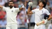 Alastair Cook Names Virat Kohli in List of 5 All-Time Greats