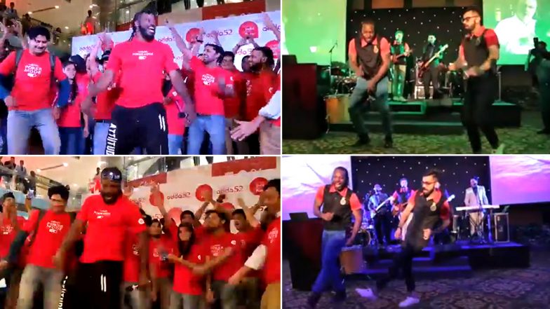 Chris Gayle Dancing on Dhadak’s Zingaat Is More Fun Than His Dance Face-Off With Virat Kohli on Sairat’s Zingat Song (Watch Videos & Decide)