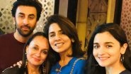 This Pic of Ranbir Kapoor and Alia Bhatt Posing With Their Mommies Screams 'Rishta Pakka'!